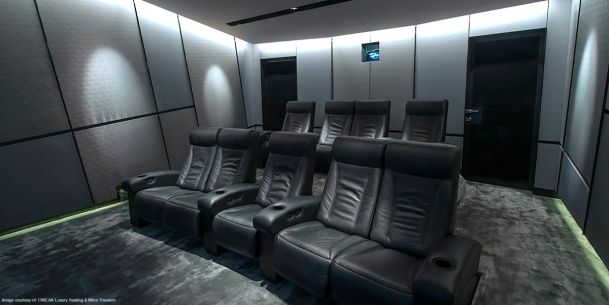 Home Theater,  Movie Seating, Lighting